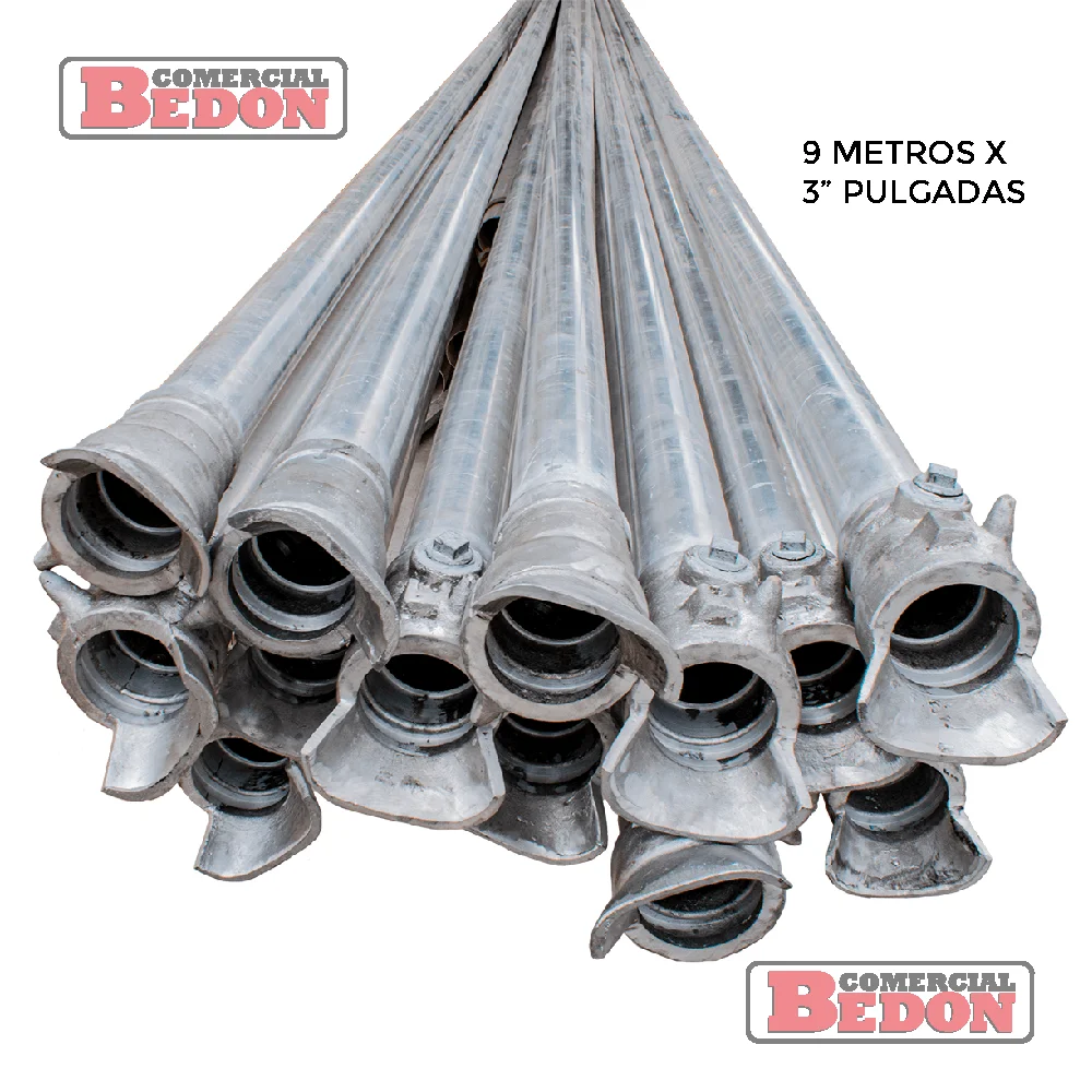 TUBO ALUMINIO CB 3″X9m USO RIEGO AGRICOLA - Imagen 2