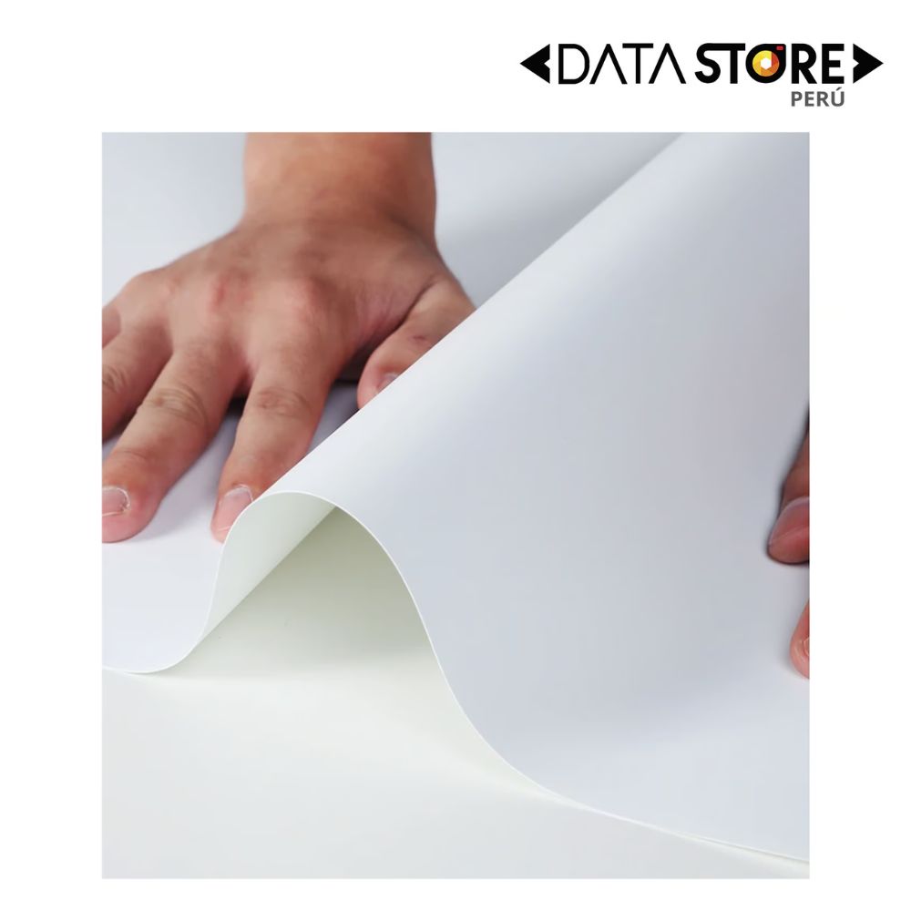 Fondo de PVC 120cmx200cm color Blanco para fotografia - Imagen 6