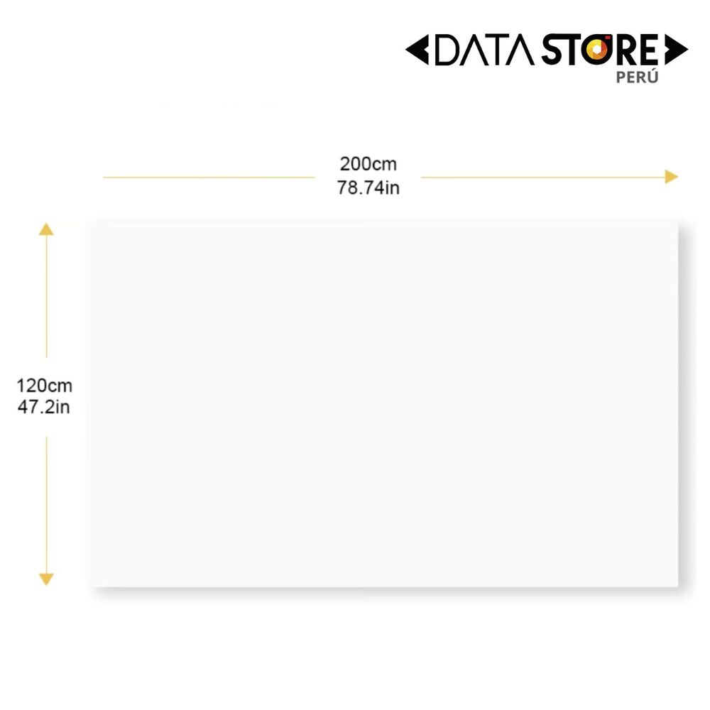 Fondo de PVC 120cmx200cm color Blanco para fotografia - Imagen 4