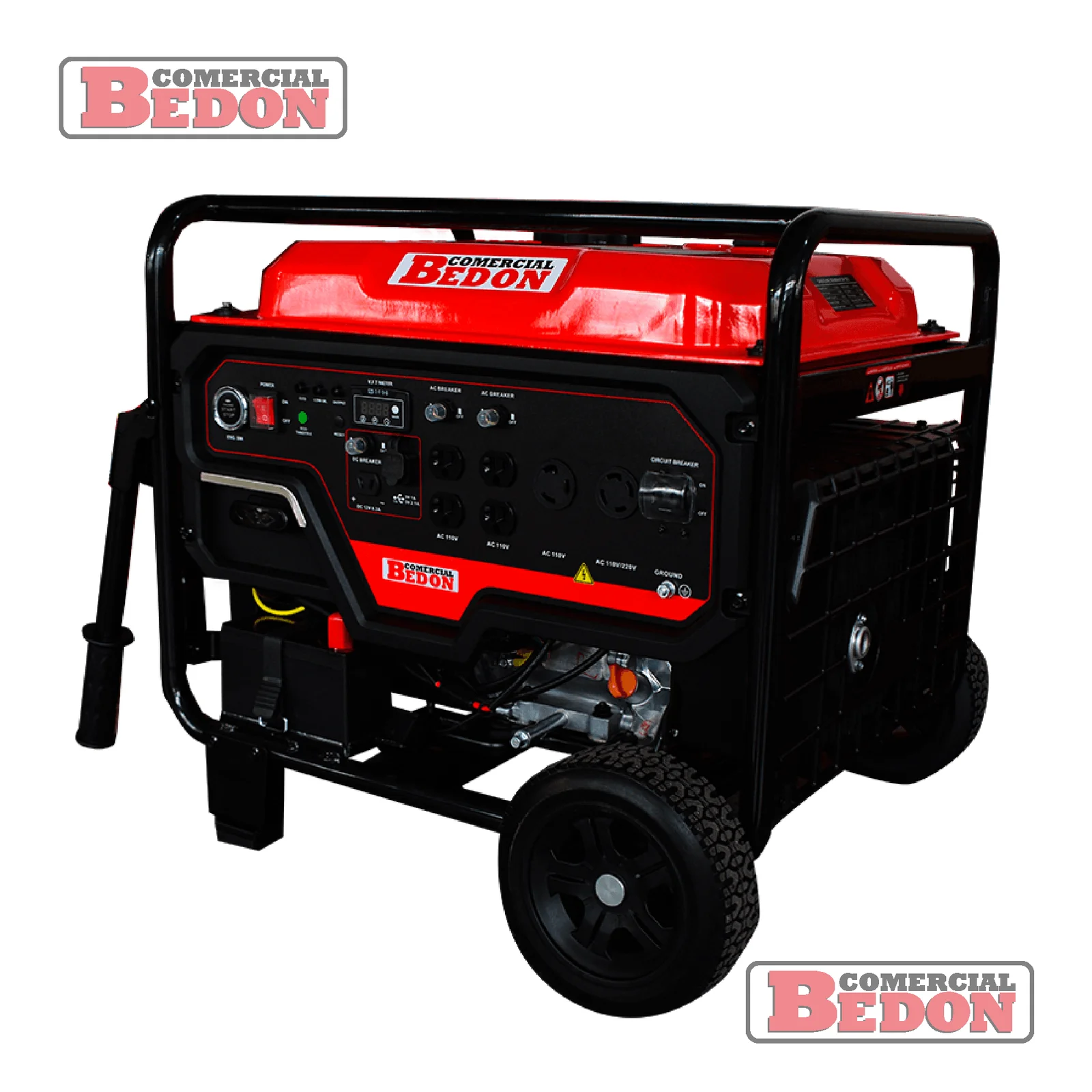 GENERADOR A GASOLINA INVERTER CB 5.5KW /MANUAL-ELÉCTRICO+ RUEDAS - Imagen 2